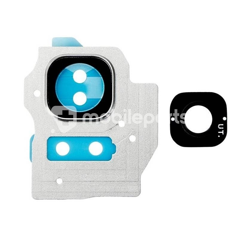 Lens + Frame Camera Samsung SM-G955 S8 Plus Silver