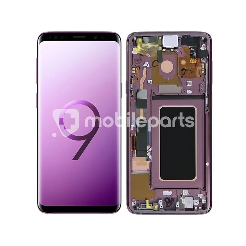 Display Touch + Frame Purple Samsung SM-G965 S9 Plus Ori