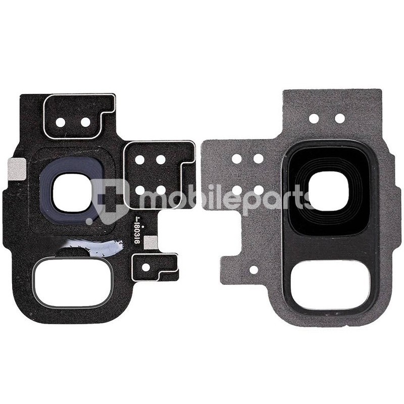 Camera Lens + Frame Silver Samsung SM-G960 S9