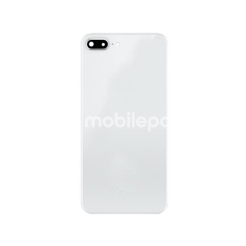 Rear Cover White + Camera Lens iPhone 8 Plus No Logo