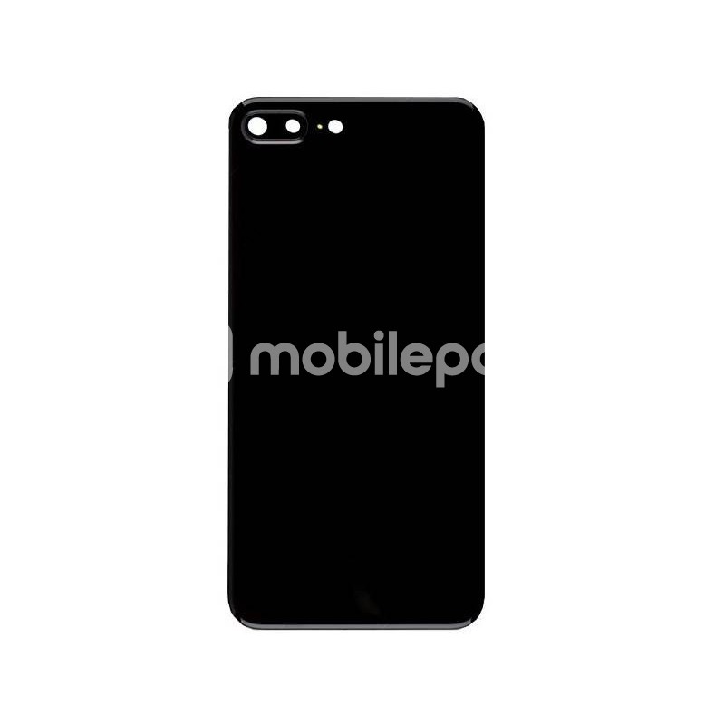 iPhone 8 Plus Black Back Cover with Frame Camera No Logo