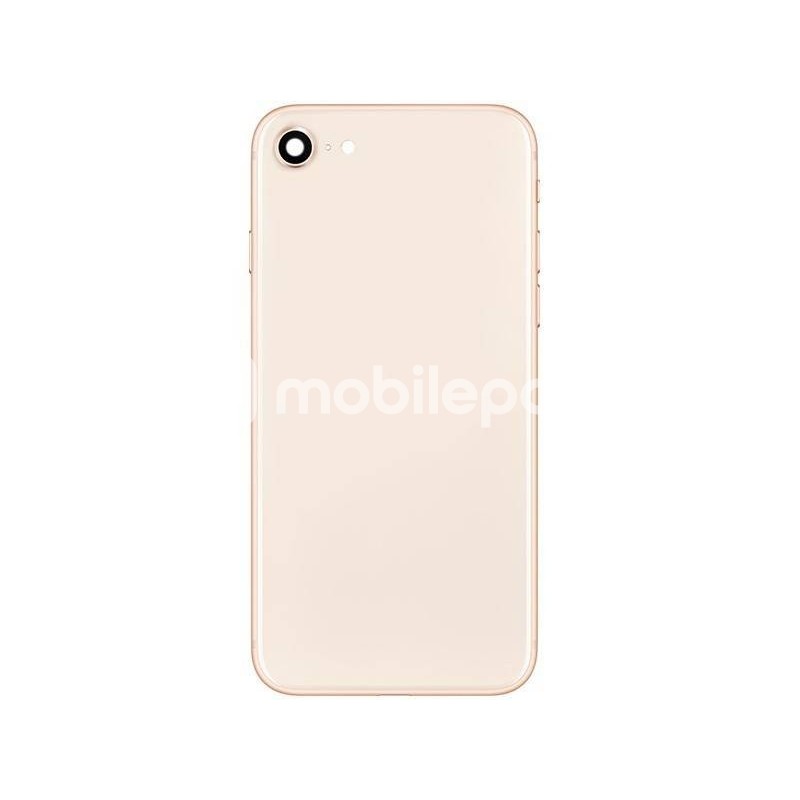 Rear Cover Rose Gold + Frame iPhone 8 No Logo