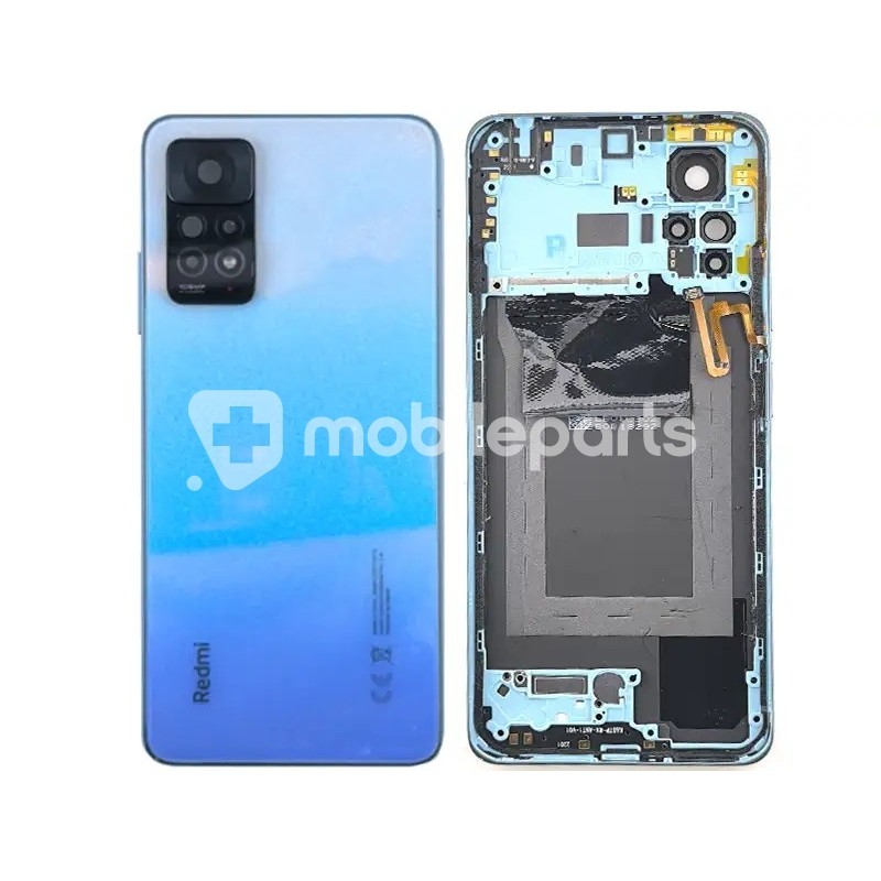 Rear Cover + Frame + Fingerprint Star Blue Xiaomi Redmi Note 11 Pro 4G (PULLED)