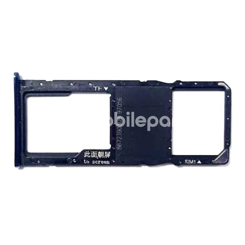 Sim Card + Micro SD Tray Blue Huawei Y7 2018