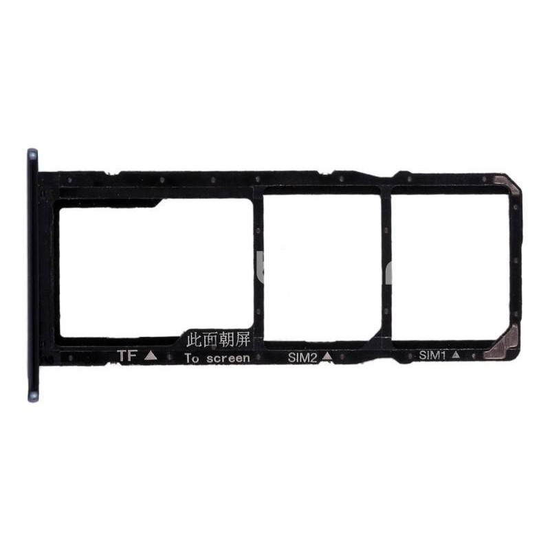 Sim Card + Micro SD Tray Black Huawei Y5 2018