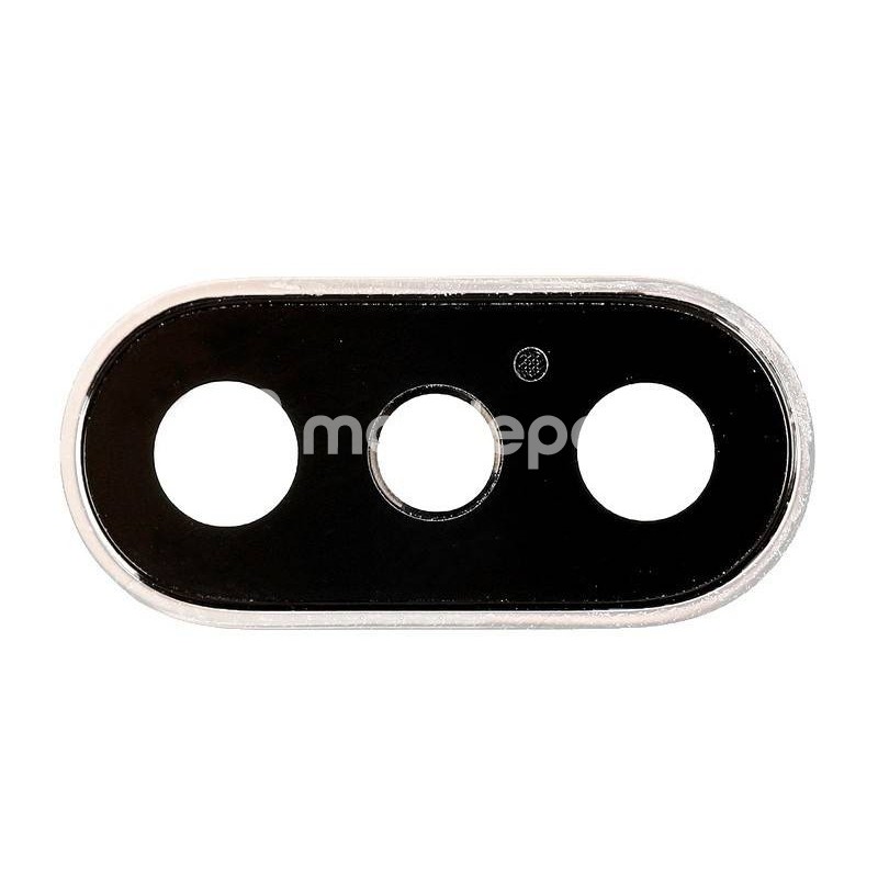Rear Camera Holder With Lens White iPhone X
