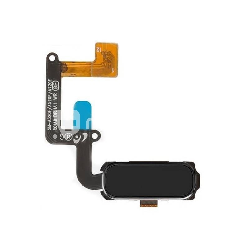Home Button Black Flat Cable Samsung SM-A320 A3 2017