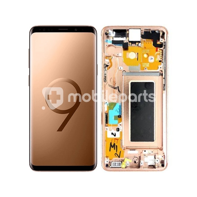 Display Touch + Frame Gold Samsung SM-G960 S9 Ori
