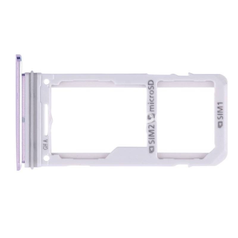 Holder Dual Sim card/SD Card Violet Samsung SM-G950F S8