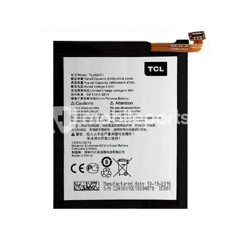 Battery TLp024C1 2400 mAh Vodafone Smart N8 VFD 610 No Logo