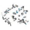 Kit Screw Set Silver iPhone X