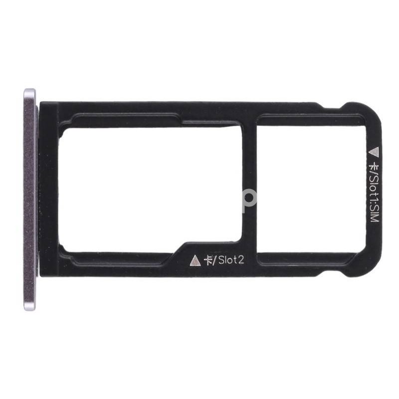 Sim Card + Micro SD Tray Black Huawei Nova Smart