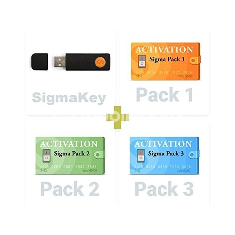 SigmaKey + Sigma Pack 1, 2, 3 Activations