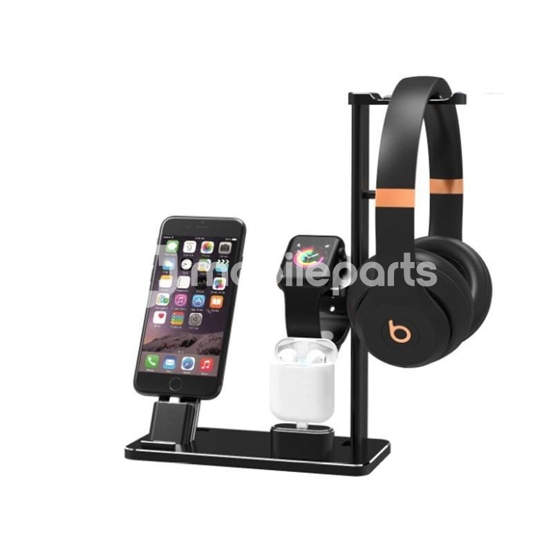 iPhone - AirPods - Apple Watch Aluminum Charger Stand Base