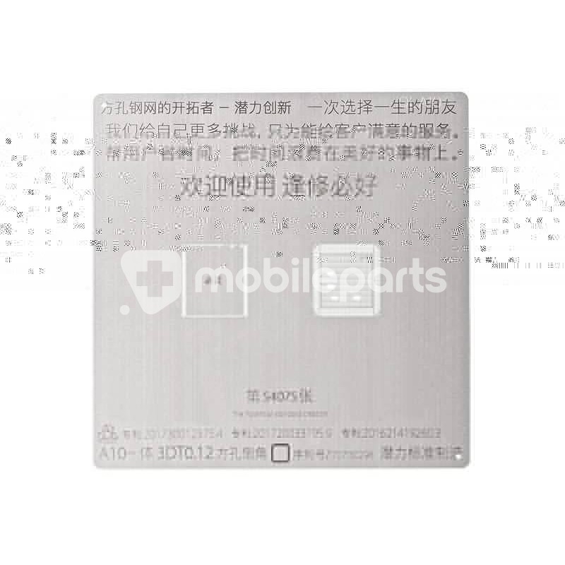 3D BGA Reball Stencil A10