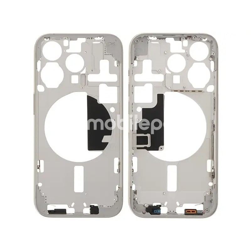 Middle Frame White Titanium iPhone 15 Pro Eu Version