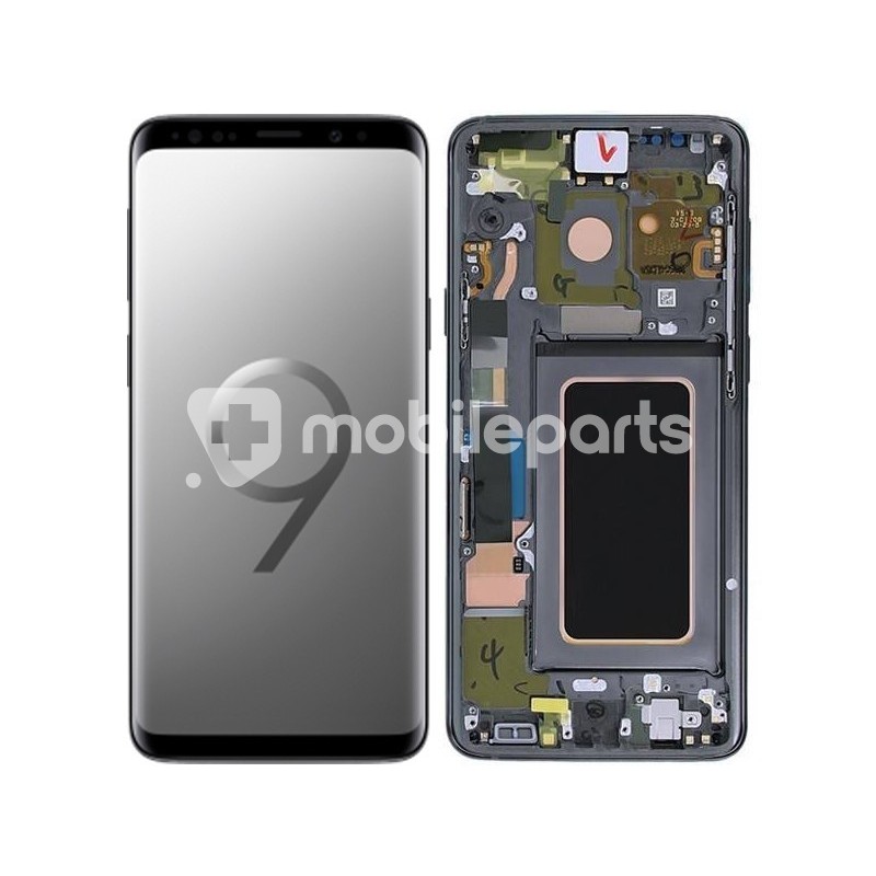Display Touch + Frame Titanium Grey Samsung SM-G965 S9 Plus Ori