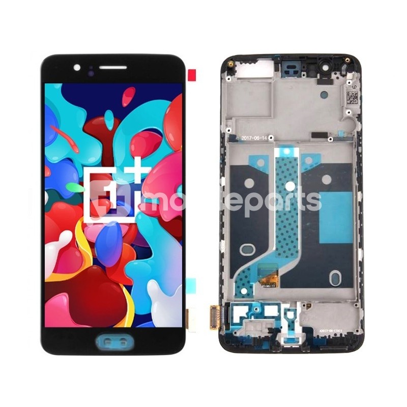 Display Touch + Frame Black OnePlus 5 (CG)