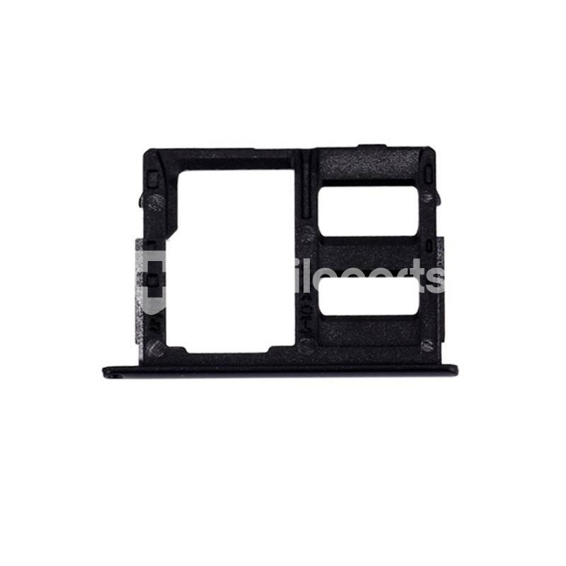 Holder Dual Sim card/SD Card Black Samsung SM-A600 A6 2018