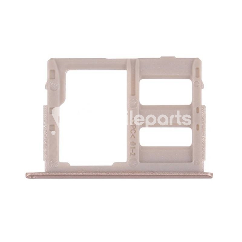 Holder Dual Sim card/SD Card Gold Samsung SM-A600 A6 2018