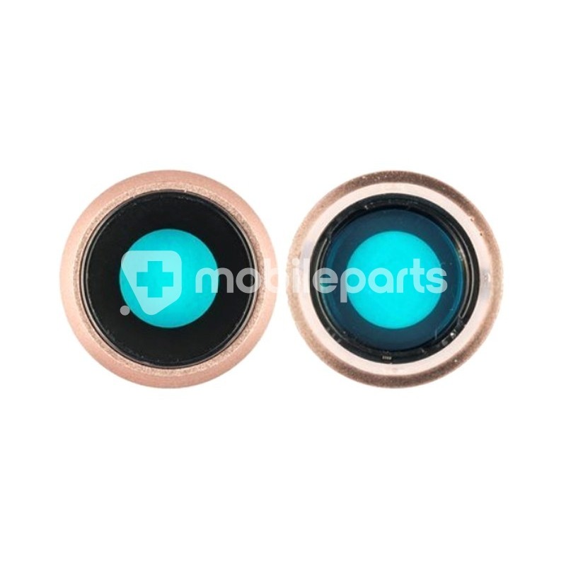 Rear Camera Lens + Frame Gold iPhone 8 - SE 2020 - SE 2022