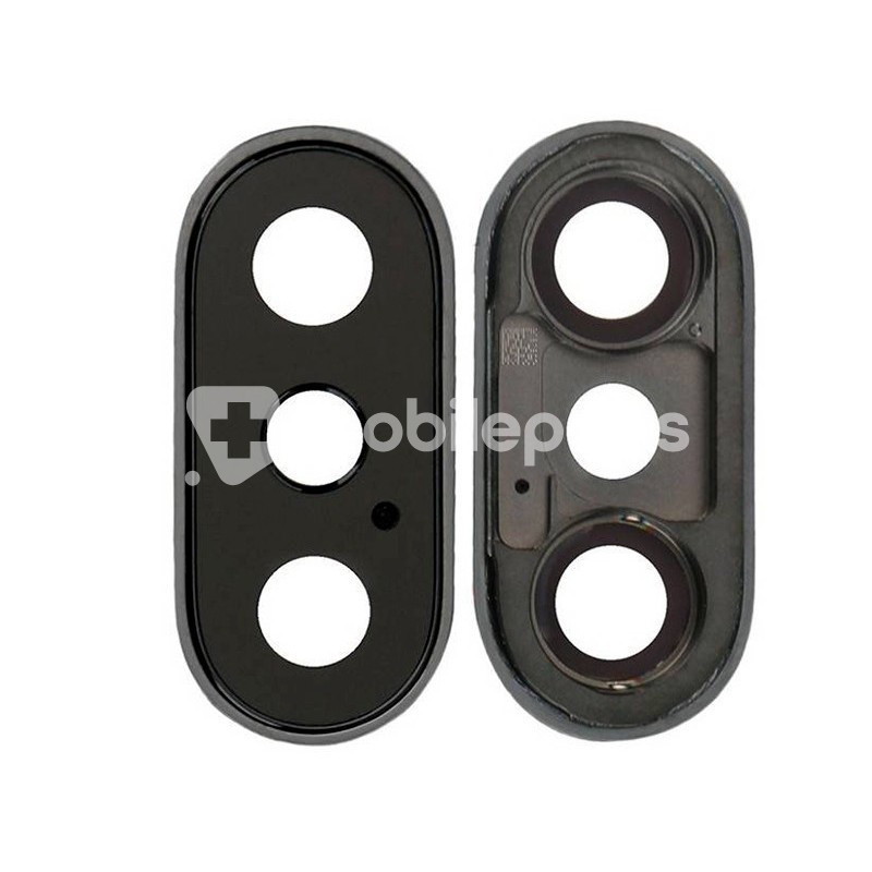 Rear Camera Lens + Frame Black iPhone XS