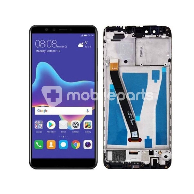 Display Touch + Frame Black Huawei Y9 2018 (IPS)