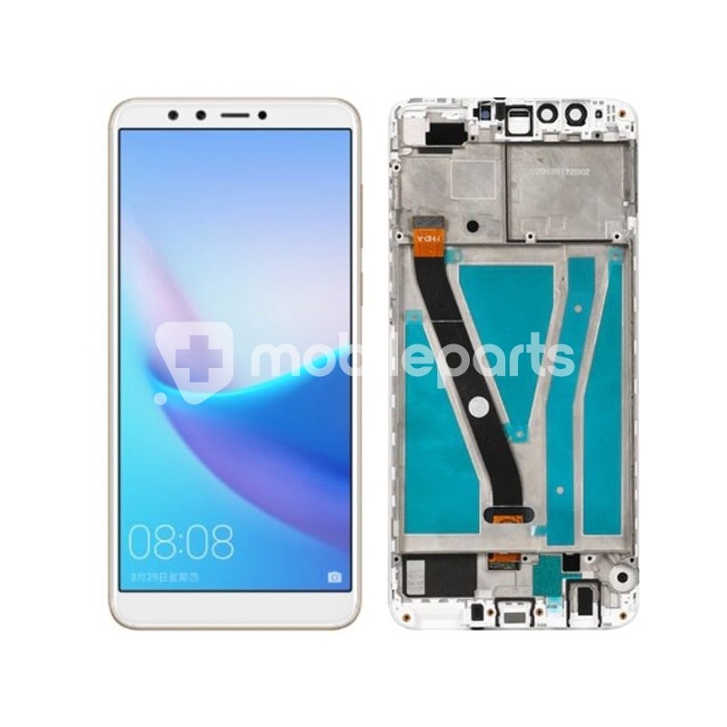 Display Touch + Frame White Huawei Y9 2018 (IPS)