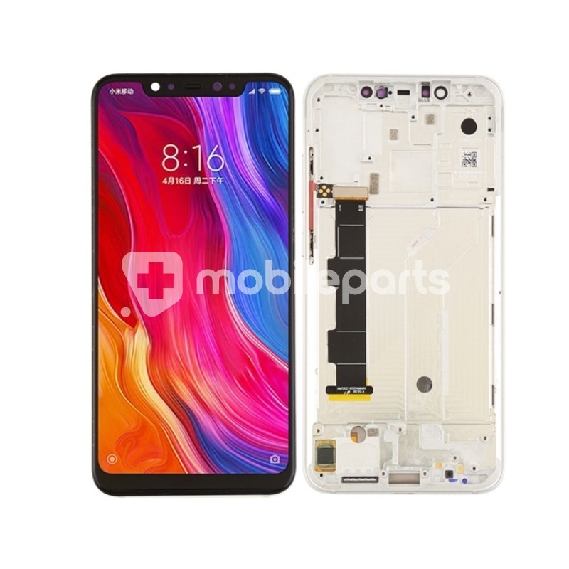 Display Touch + Frame White Xiaomi Mi 8 (OLED)
