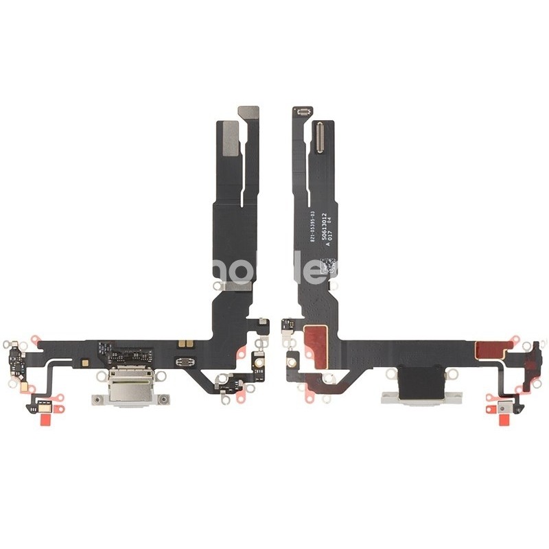 Charging Connector Flex Cable White iPhone 17 (PULLED)