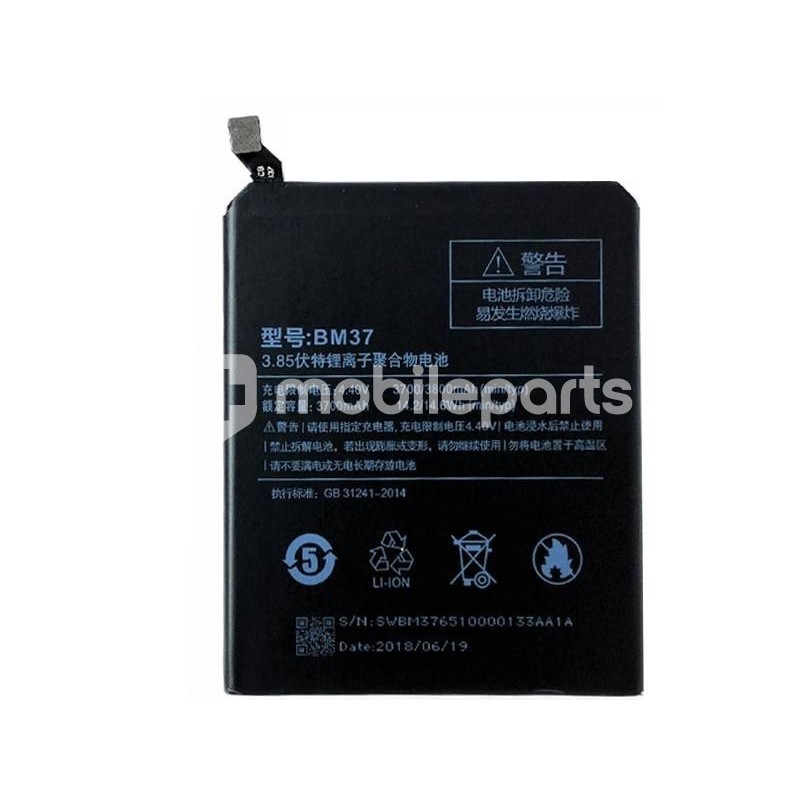 Battery BM37 3700 mAh Xiaomi Mi 5S Plus No Logo