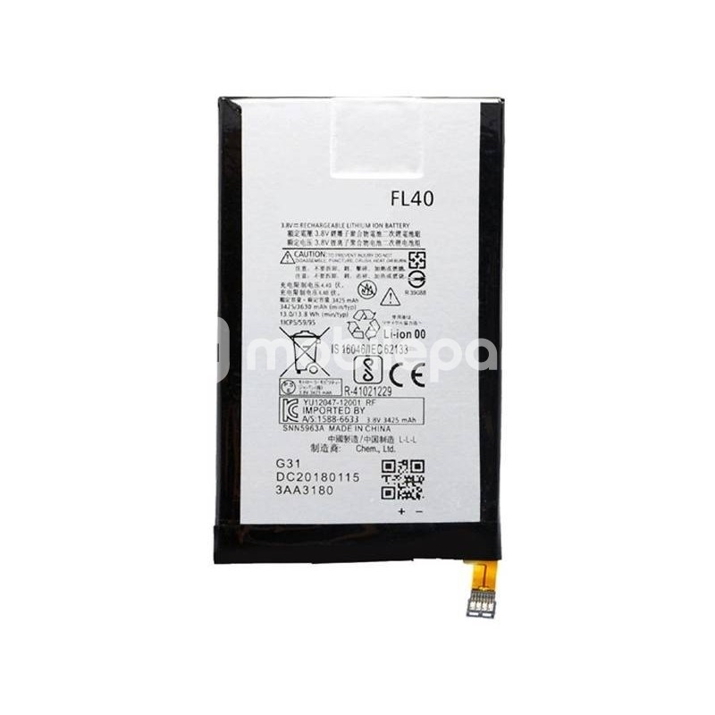 Battery FL40 3630mAh Moto X Play (XT1562) No Logo