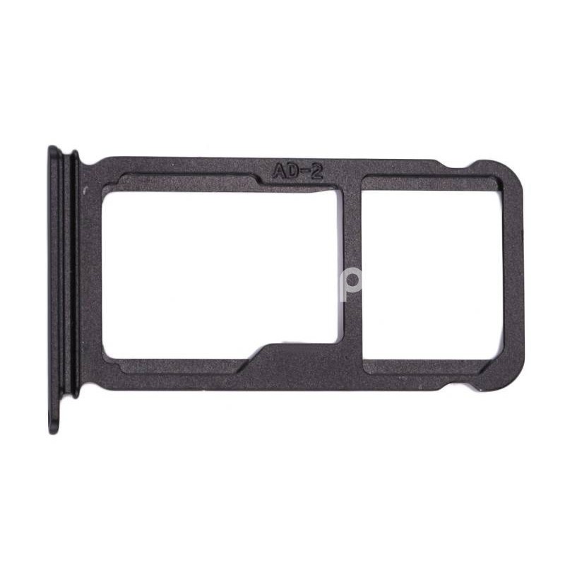 Sim Card + Micro SD Tray Black Huawei P10 Plus