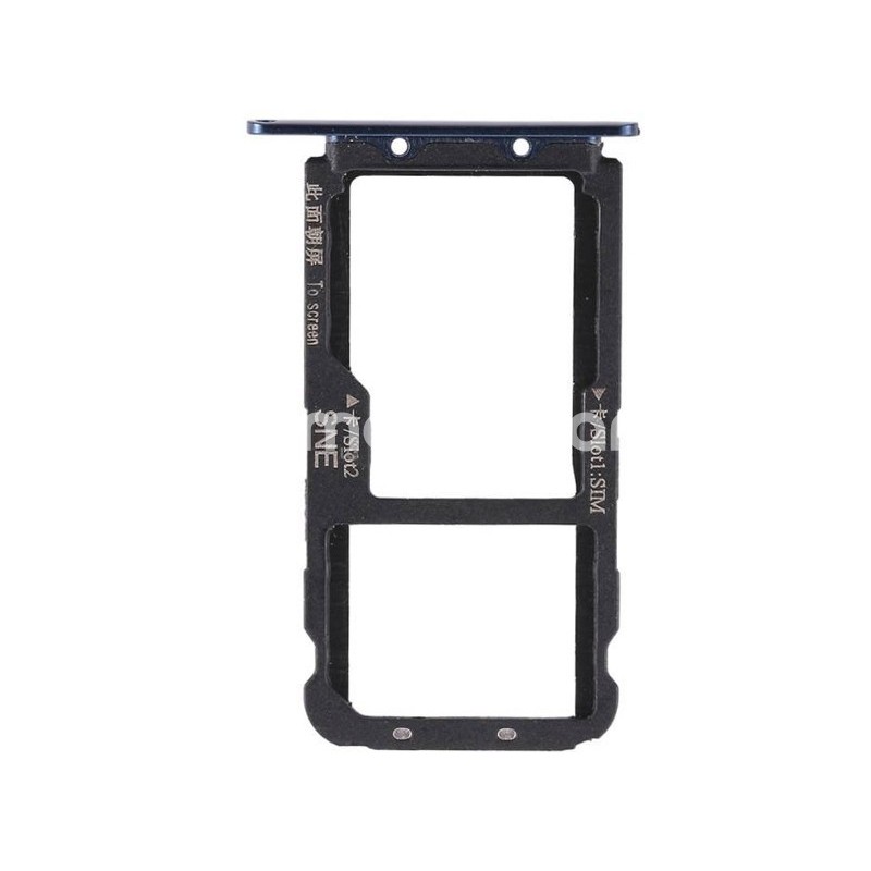 Sim Card + Micro SD Tray Blue Huawei Mate 20 Lite