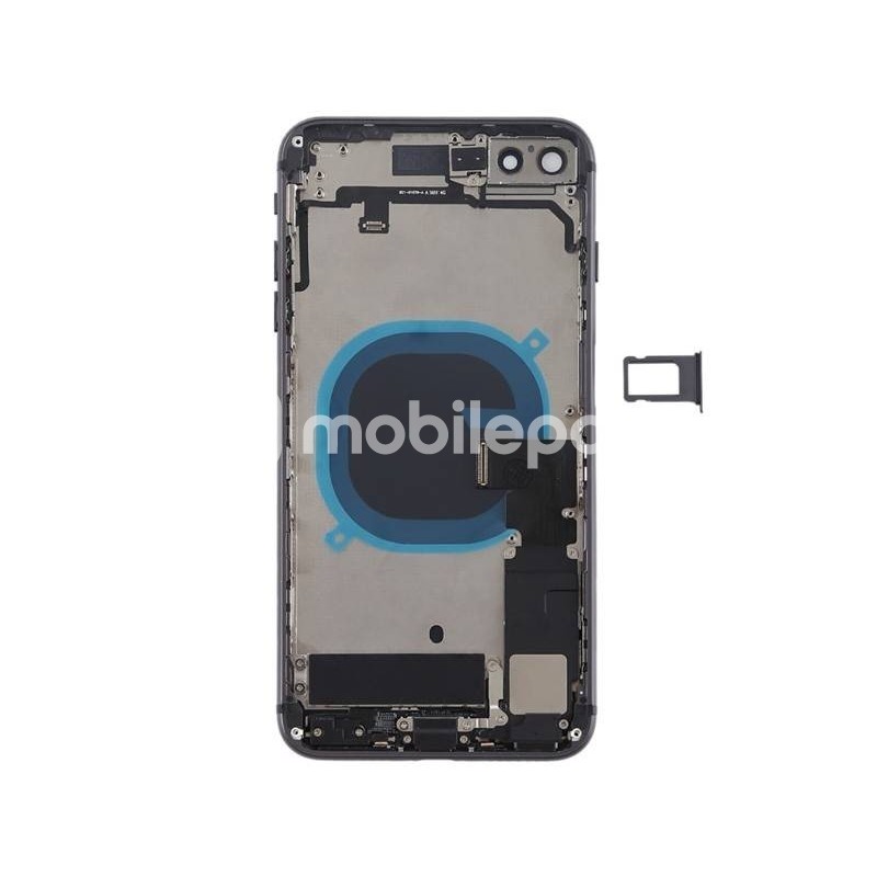 Battery Cover Black Full Parts iPhone 8 Plus No Logo
