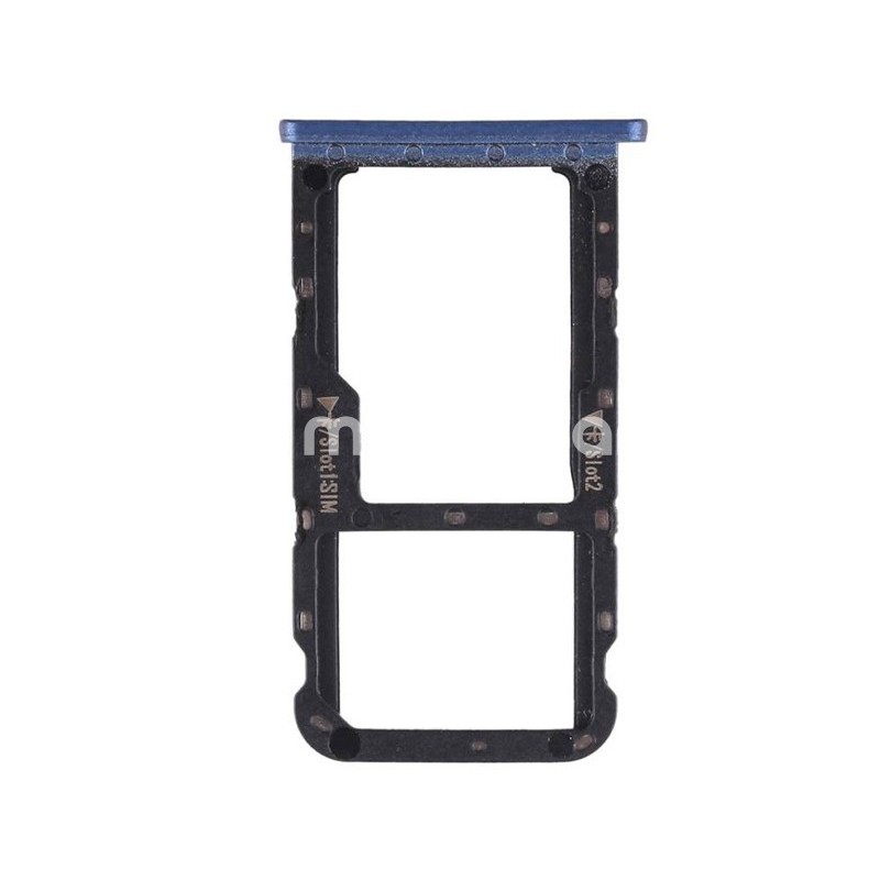 Sim Card + Micro SD Tray Blue Huawei Mate 10 Lite