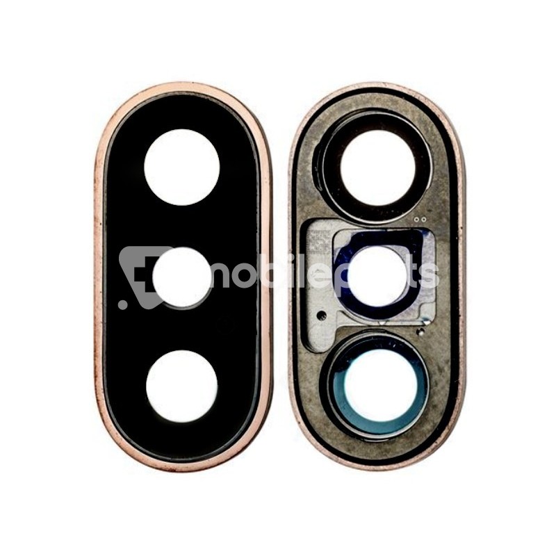Rear Camera Lens + Frame Gold iPhone XS