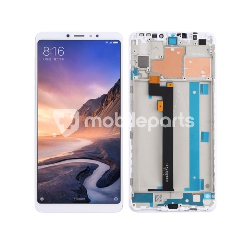 Display Touch + Frame White Xiaomi Mi Max 3 (IPS)