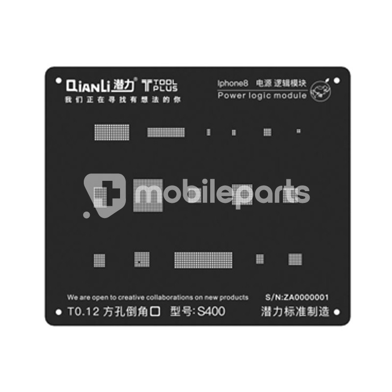 QianLi ToolPlus Black Stencil 3D iPhone 8 Power Logic Module