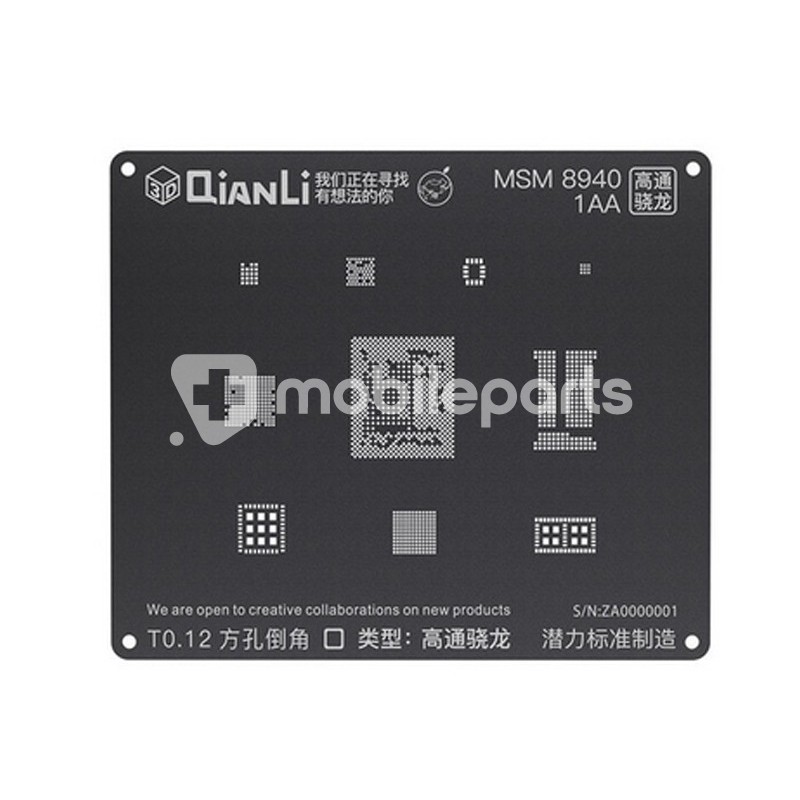 QianLi ToolPlus Black Stencil 3D MSM 8940 1AA
