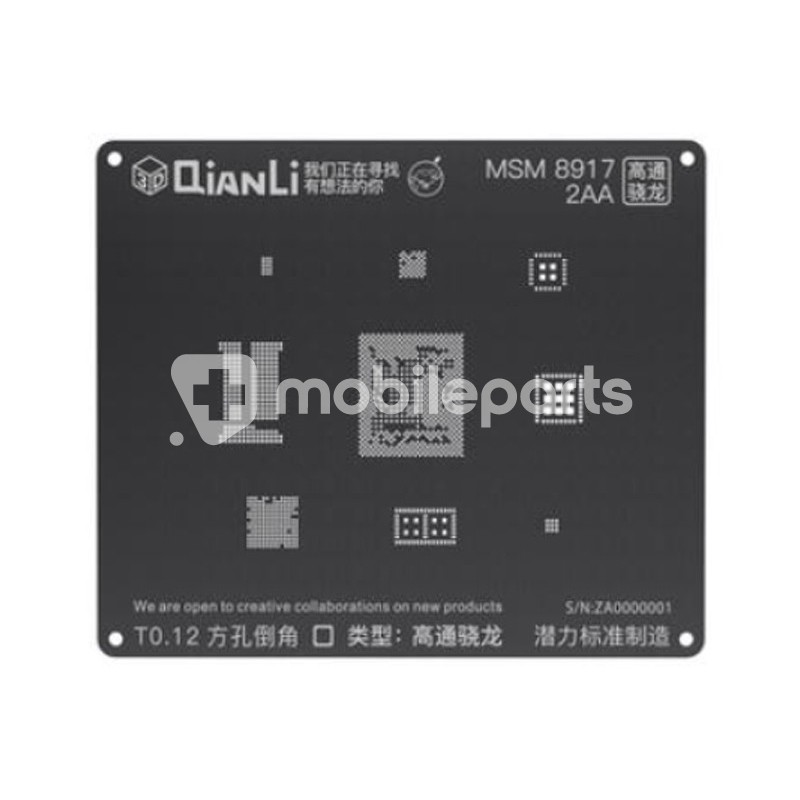 QianLi ToolPlus Black Stencil 3D MSM 8917 2AA