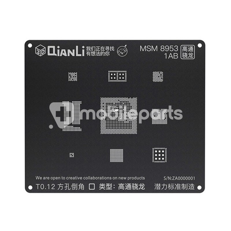 QianLi ToolPlus Black Stencil 3D MSM 8953 1AB