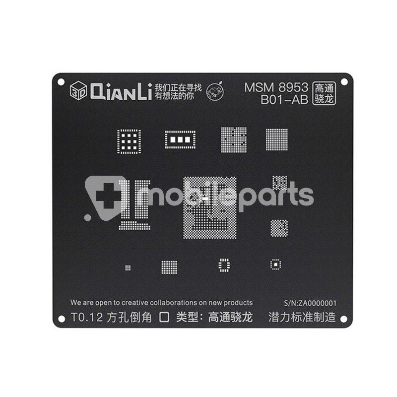 QianLi ToolPlus Black Stencil 3D MSM 8953 B01-AB