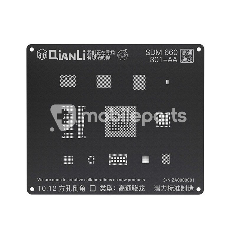 QianLi ToolPlus Black Stencil 3D SDM 660 301-AA