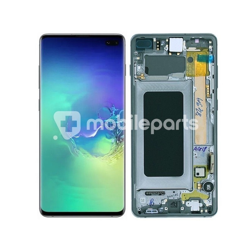 Display Touch Green + Frame Samsung SM-G975F S10 Plus Ori