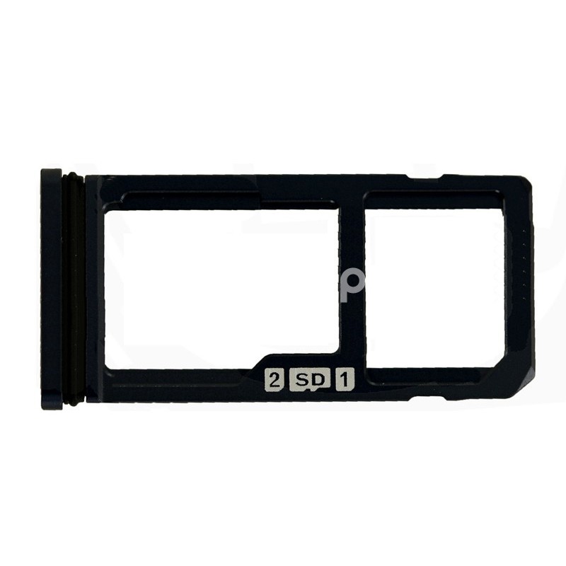 Sim Card + Micro SD Tray Black Nokia 8