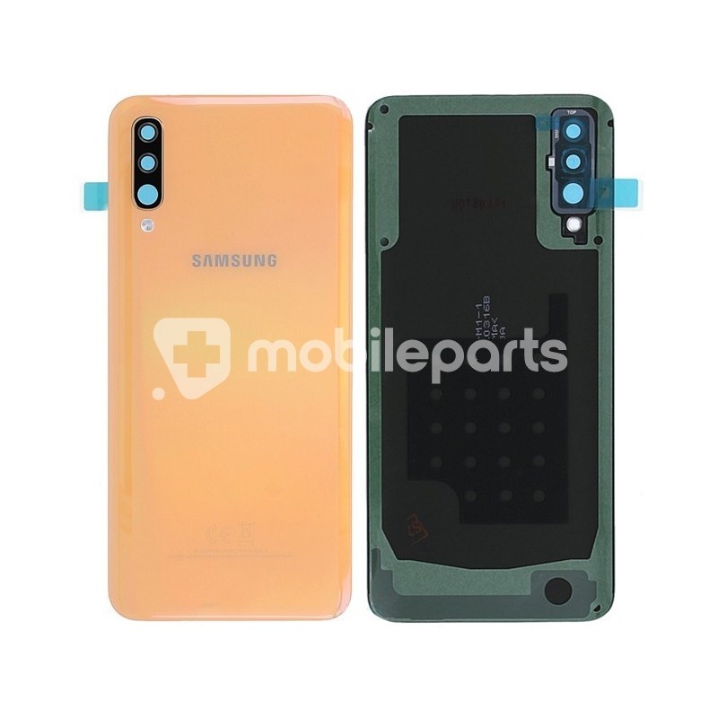 Rear Cover Coral + Camera Lens Samsung SM-A505 A50 Ori