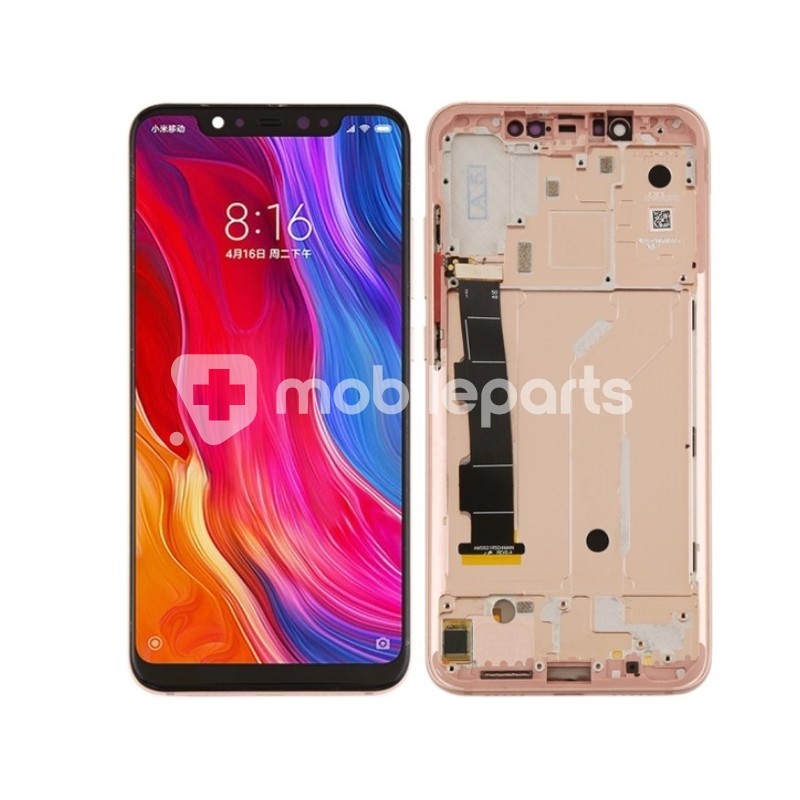 Display Touch + Frame Rose Gold Xiaomi Mi 8 (OLED)