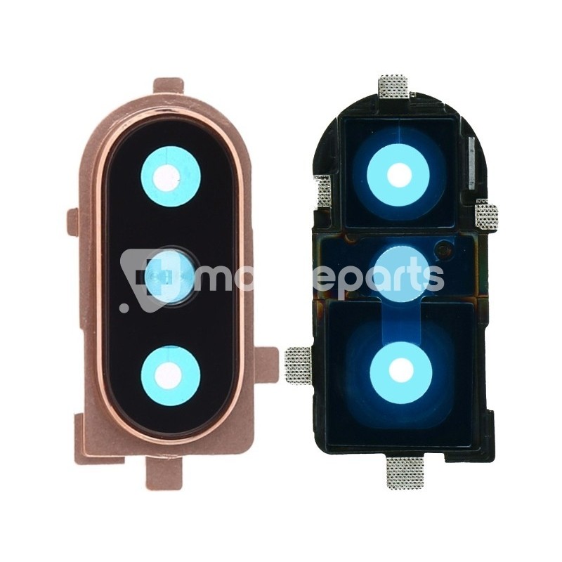 Rear Camera Lens + Frame Gold Xiaomi Mi 8
