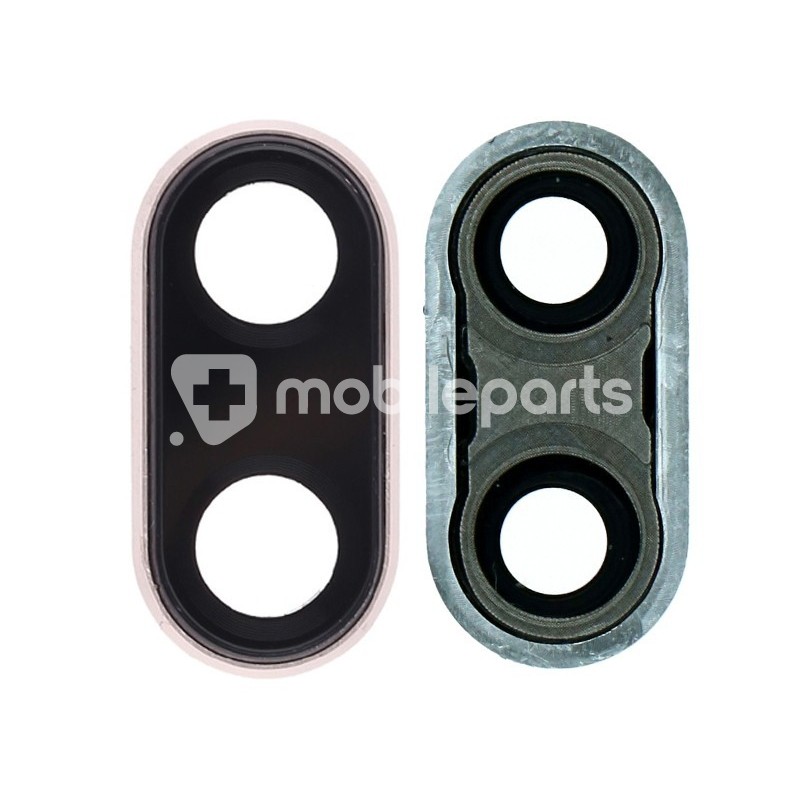 Rear Camera Lens + Frame Silver Huawei P20